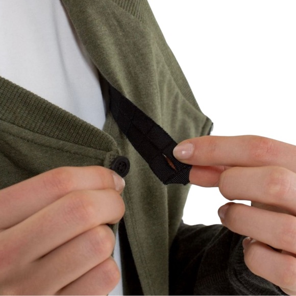 Lululemon Mula Bundle Wrap - Heathered Fatigue Green Gray Size 6 - Picture 6 of 12